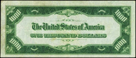 1934 Thousand Dollar Bill Federal Reserve Note