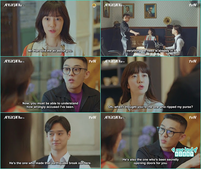 jeon seol now believe in super natural being -  Chicago Typewriter: Episode 12 korean drama