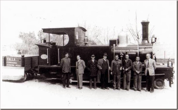 1953 Falla Ferroviaria Estación Jesús.-Vicente Matoses