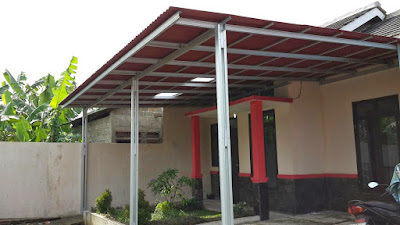  Teras Rumah Galvalum Minimalis Modern 