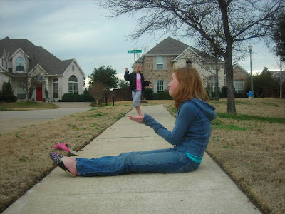 The Balancing Girl Optical Illusion