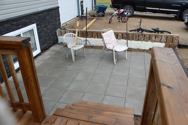 Patio off deck