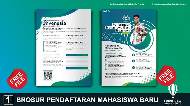 Download Kumpulan Brosur Pendaftaran Mahasiswa Baru Coredraw Dan Illustrator