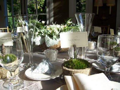 white wedding floral arrangements. girlfriend floral arrangements