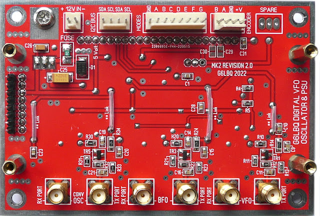G6LBQ STM32 SI5351 Oscillator Rev 2.0 PCB Bottom