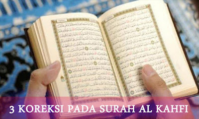 tigak koreksi surah al kahfi