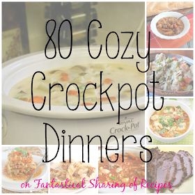 80 Cozy Crockpot Dinners | Time to cuddle up with a fuzzy blanket and let dinner cook itself! #crockpot #recipes