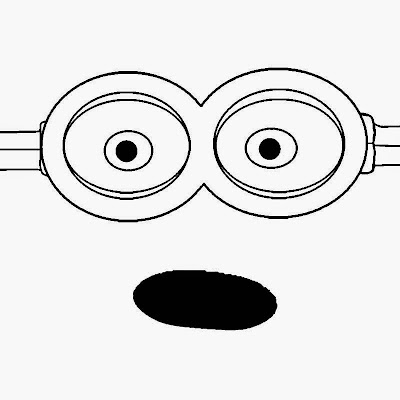 Junior school art class cool simple things to draw and color two eye minion coloring pages for free