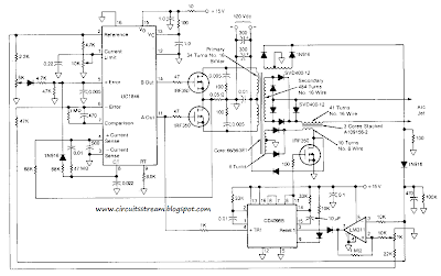 Make a Arc Jet Power Supply Circuit Diagram