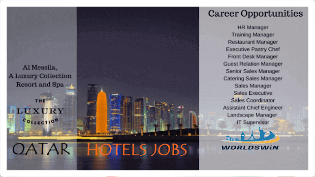 find work in qatar  in hotels and apply for via 5years 