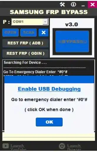 Update Samsung FRP Bypass V3.0 Tool Download