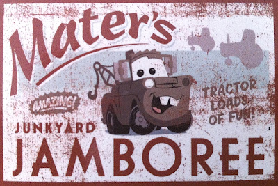 Mater's Junkyard Jamboree Sign Magnet