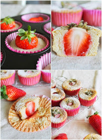 muffin yogurt e fragole