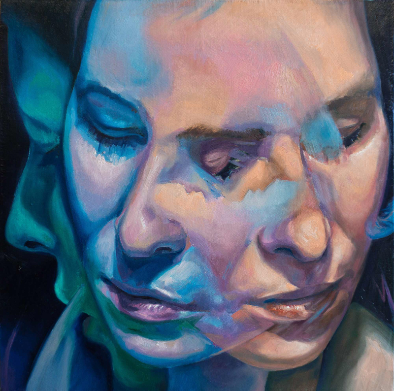 Paintings by Scott Hutchison.