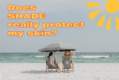 Does sitting under a beach umbrella really protect me from the sun?