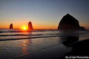 Cannon Beach at sunset. Posted by Hillary at 5:45 PM (sunset)