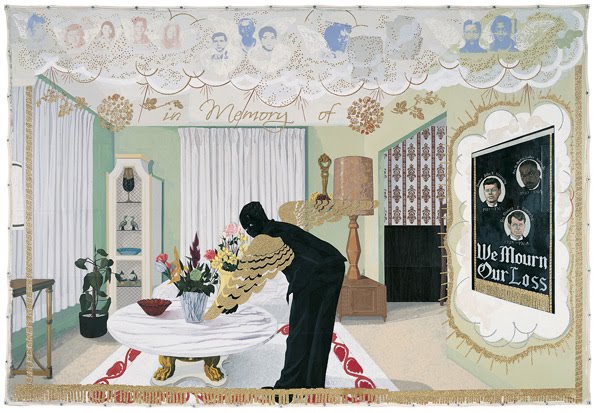 I first encountered Kerry James Marshall's paintings his paintings 