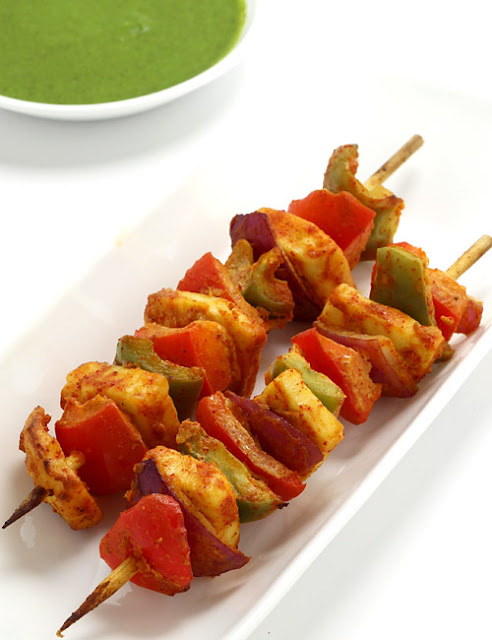 Paneer Tikka Recipe on Tawa in Hindi