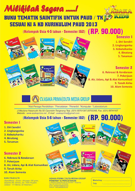 buku paud, download buku paud, buku tk penerbit asaka prima, buku paket paud asaka, buku paud tematik saintifik 2017, buku paket paud murah, penerbit buku tk di tangerang buku paud kurikulum 2013, penerbit buku paud,Asaka 