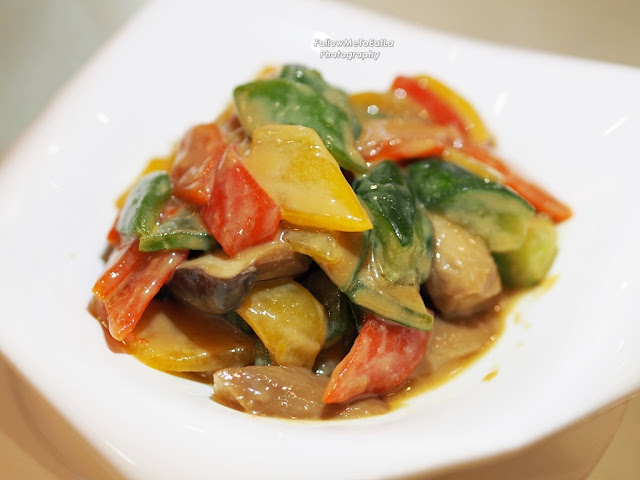 Capsicum & Apricot Mushroom in Miso