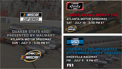 Weekend Racing Schedule (#NASCAR #SRX #ARCA)