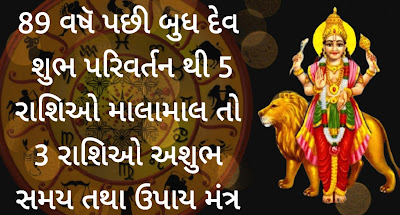 Budha-turns-in all-zodic-give-good-in gujarati