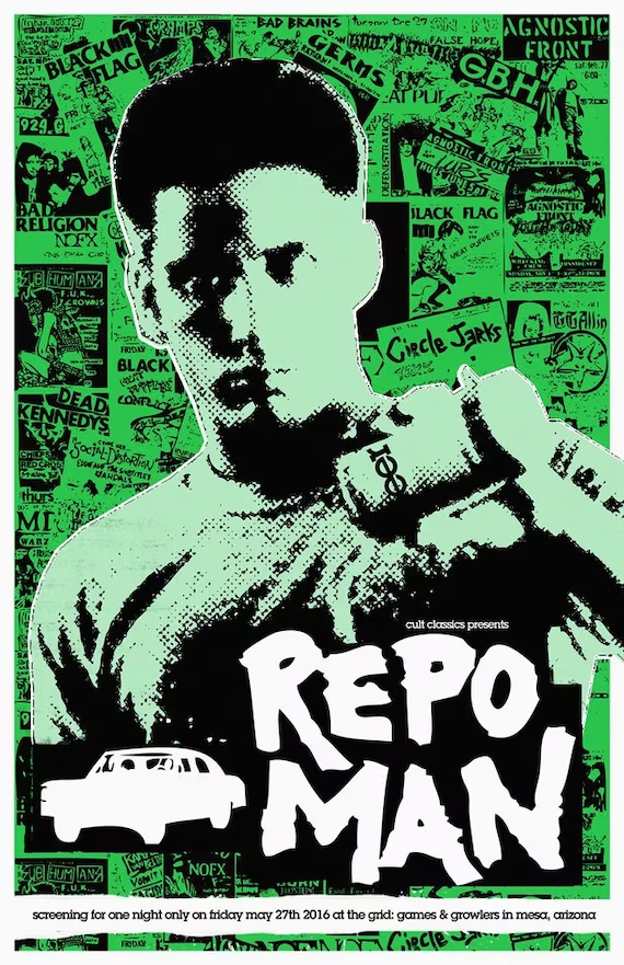 Repo Man - Movie Poster Art - Friday May 27 2016 - The Grid Mesa Arizona