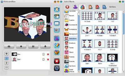 WebcamMax 7.6.1.8 | Thêm nhiều hiệu ứng đọc đáo  tại  wWw.Boxgiaitri.net