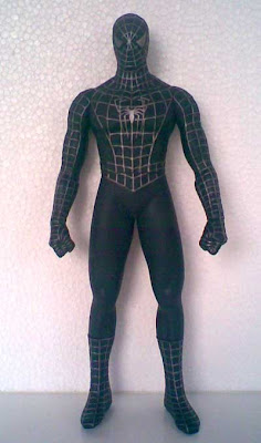 Jual Spiderman & Black Spiderman Vinyl Action Figure