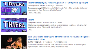 YouTube Search Check Triera