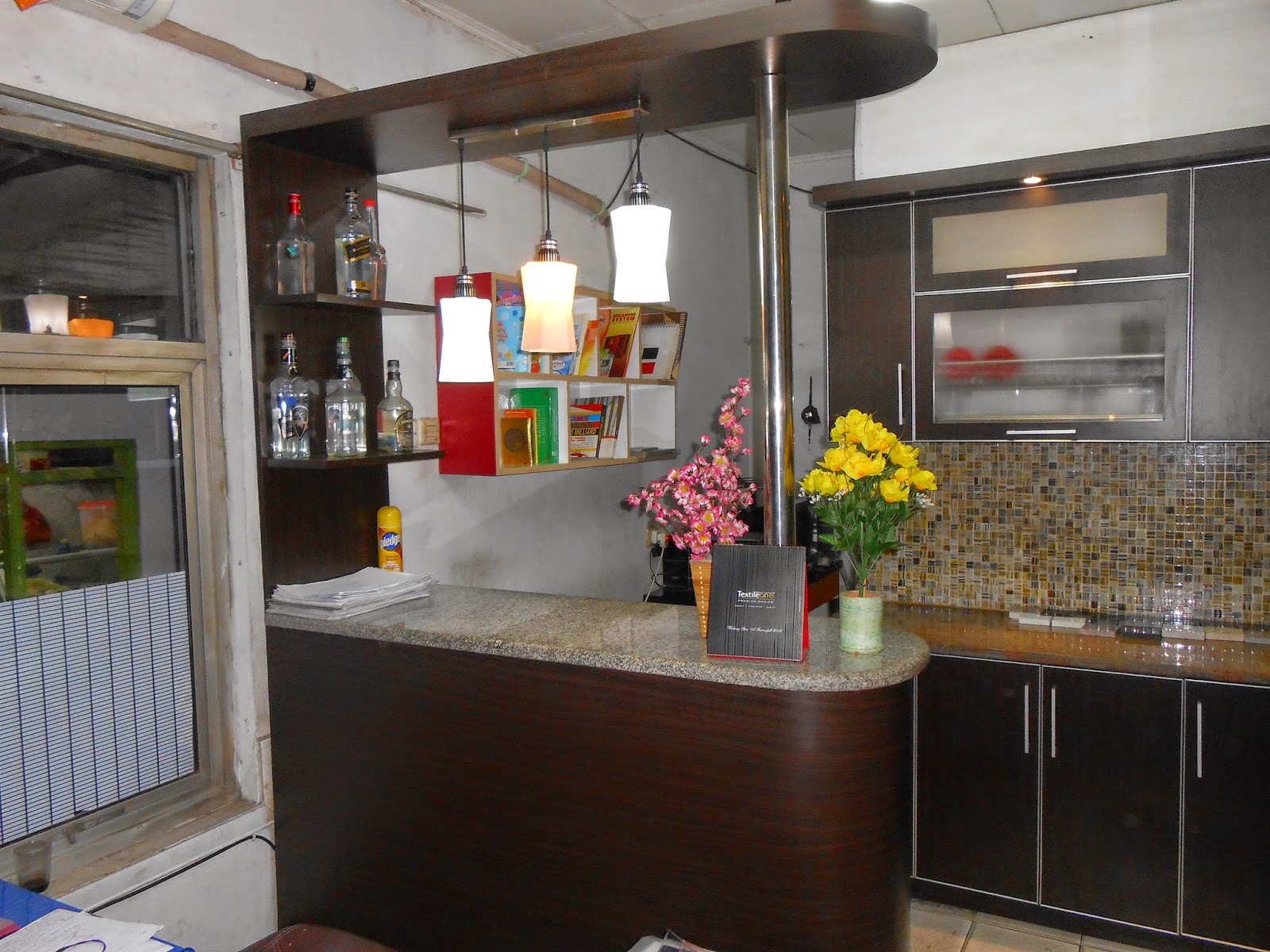  Desain  Meja Mini  Bar  Dapur  Leter L Gambar Desain  Rumah  