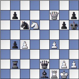 Partida de ajedrez Joaquim Travesset vs. Pedro Cherta después de 27... Rh6