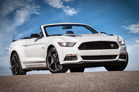 Front 3/4 view of the 2016 Ford Mustang GT California Special Convertible