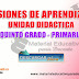 Sesiones de Aprendizaje - Unidad Didactica Quinto Grado de Primaria