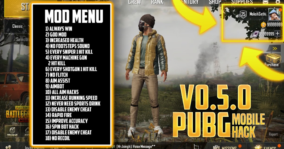 Pubg Hack Unlimited Health Apk Download - 