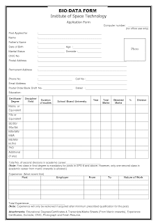 Biodata Format