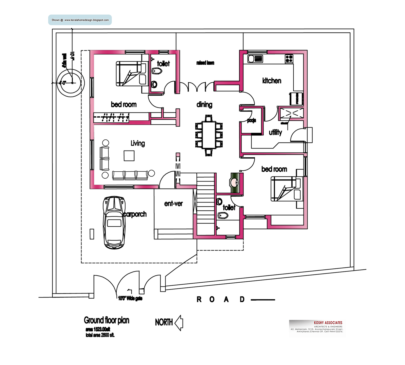  Modern  house  plan  2800 Sq Ft home  appliance