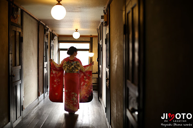 京都で成人式前撮りロケーション撮影