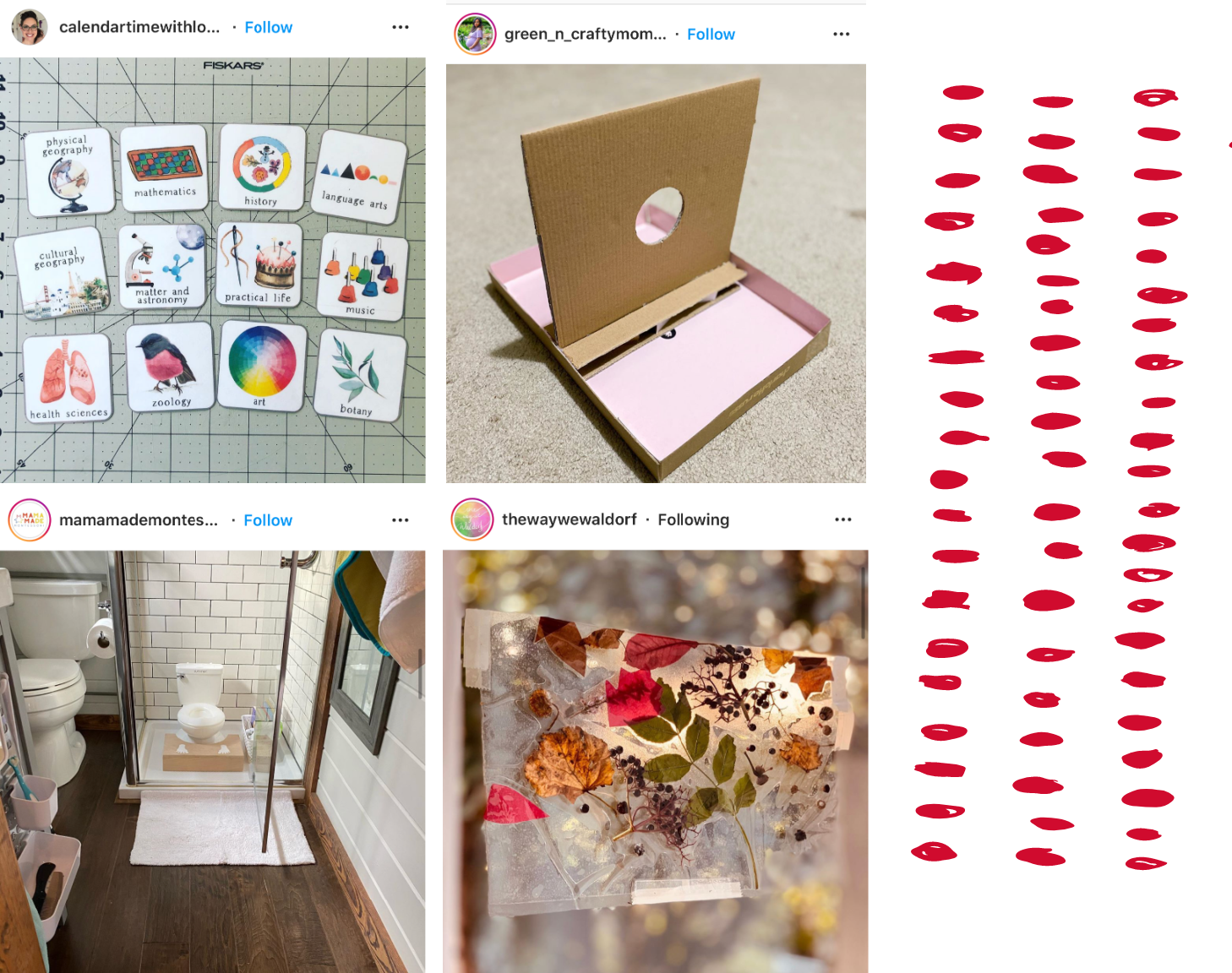 Recent Montessori Inspiration from Instagram