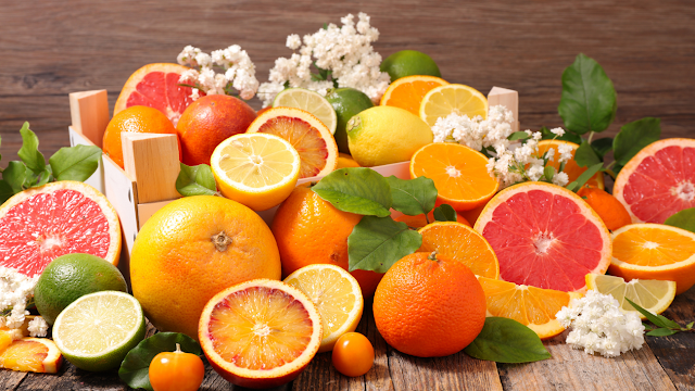 Citrus fruits in moderation