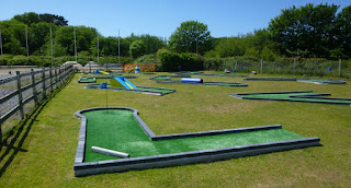 Crazy Golf course at Penwith Pitch & Putt in St Erth, Cornwall