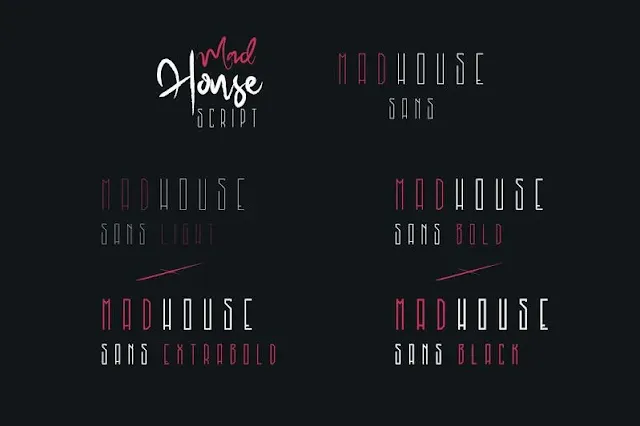 Madhouse Font Duo