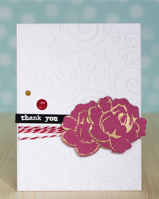 CaS card with Altenew flowers by @pionizglini #card #cardmaking #altenew