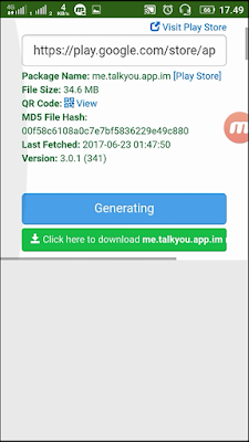 Download App di Play Store Bentuk File apk