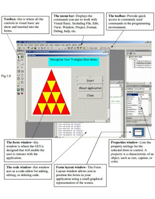 The Visual basic environment | My CS Tutorial