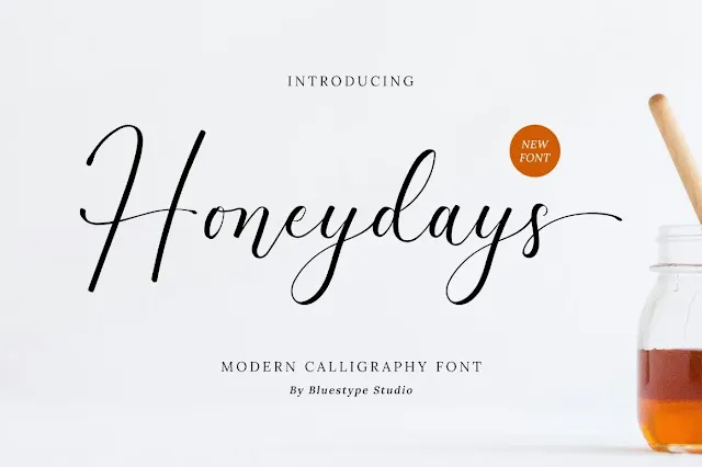 Honeydays Calligraphy Script Font