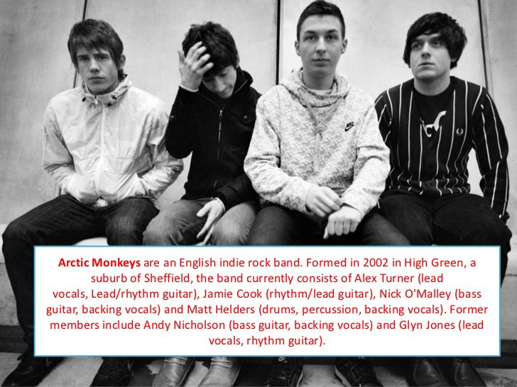 Arctic Monkeys Wikipedia - glyn jones arctic monkeys