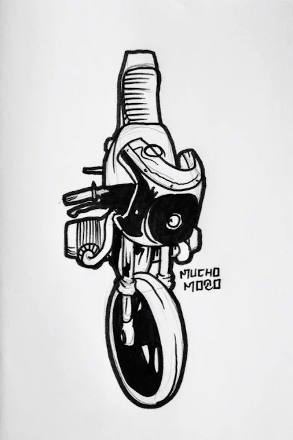 Ed Turner Motorcycles - Illustration by MuchoMoto