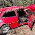 REGIÃO / Carro colide contra cerca na estrada entre Caldeirão Coberto e Pintadas