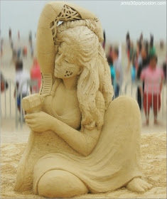 Esculturas de Arena de Revere Beach: Melineige Beauregard